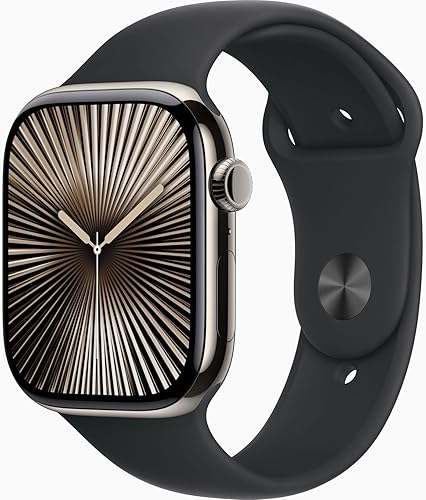 Miniatura 11 de Apple Watch Series 10 [GPS + Cellular 42 mm] Reloj inteligente con carcasa de aluminio oro rosa con correa deportiva ciruela Monitor de actividad