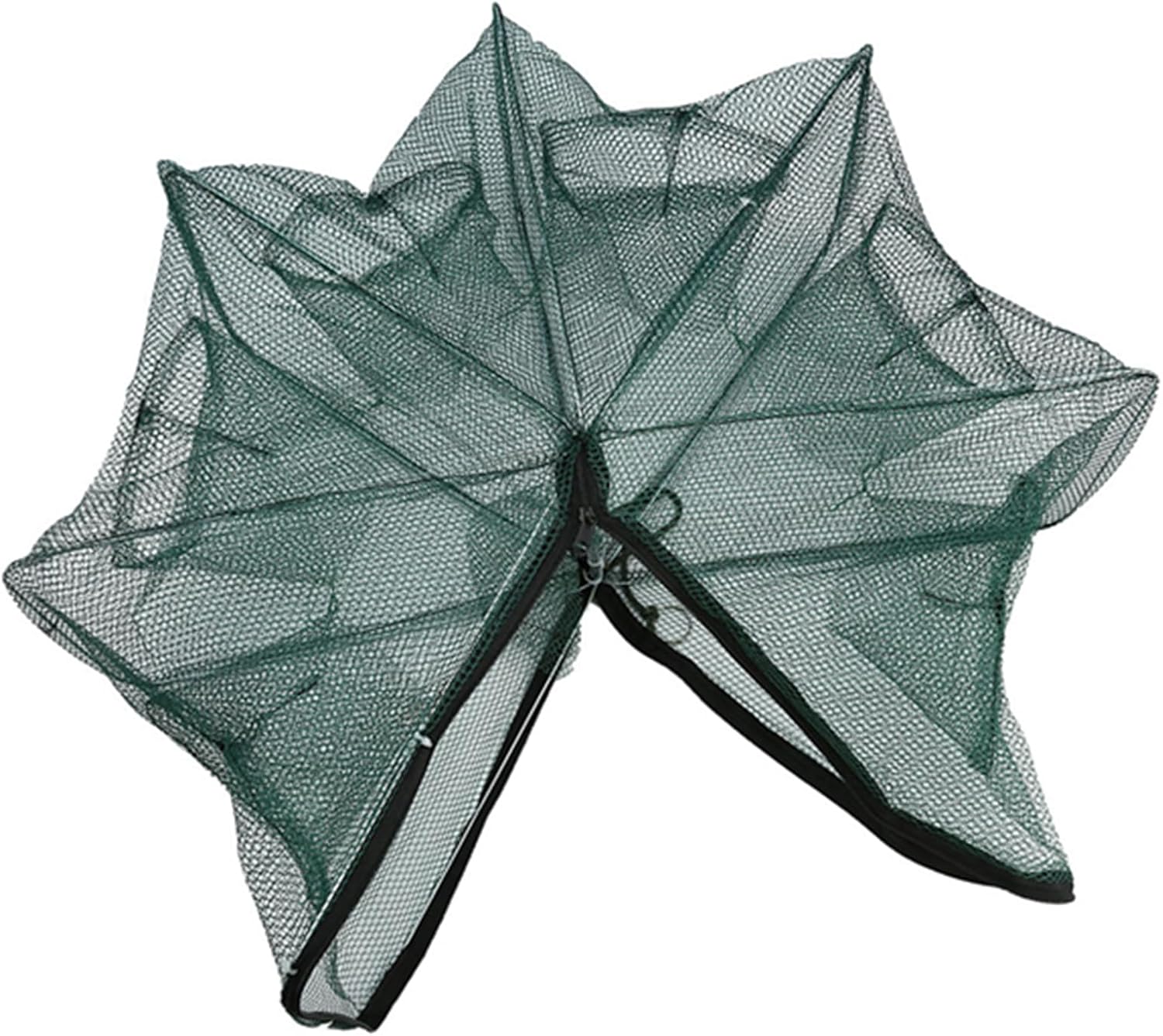 Fishing Nets,Fish Trap 6 Holes Foldable Automatic Bait Traps Fish Pot Cage Nylon Crab Cage Mesh Trap Cast,Fish Trap for Fish Shrimp Minnow Crawdad Crayfish