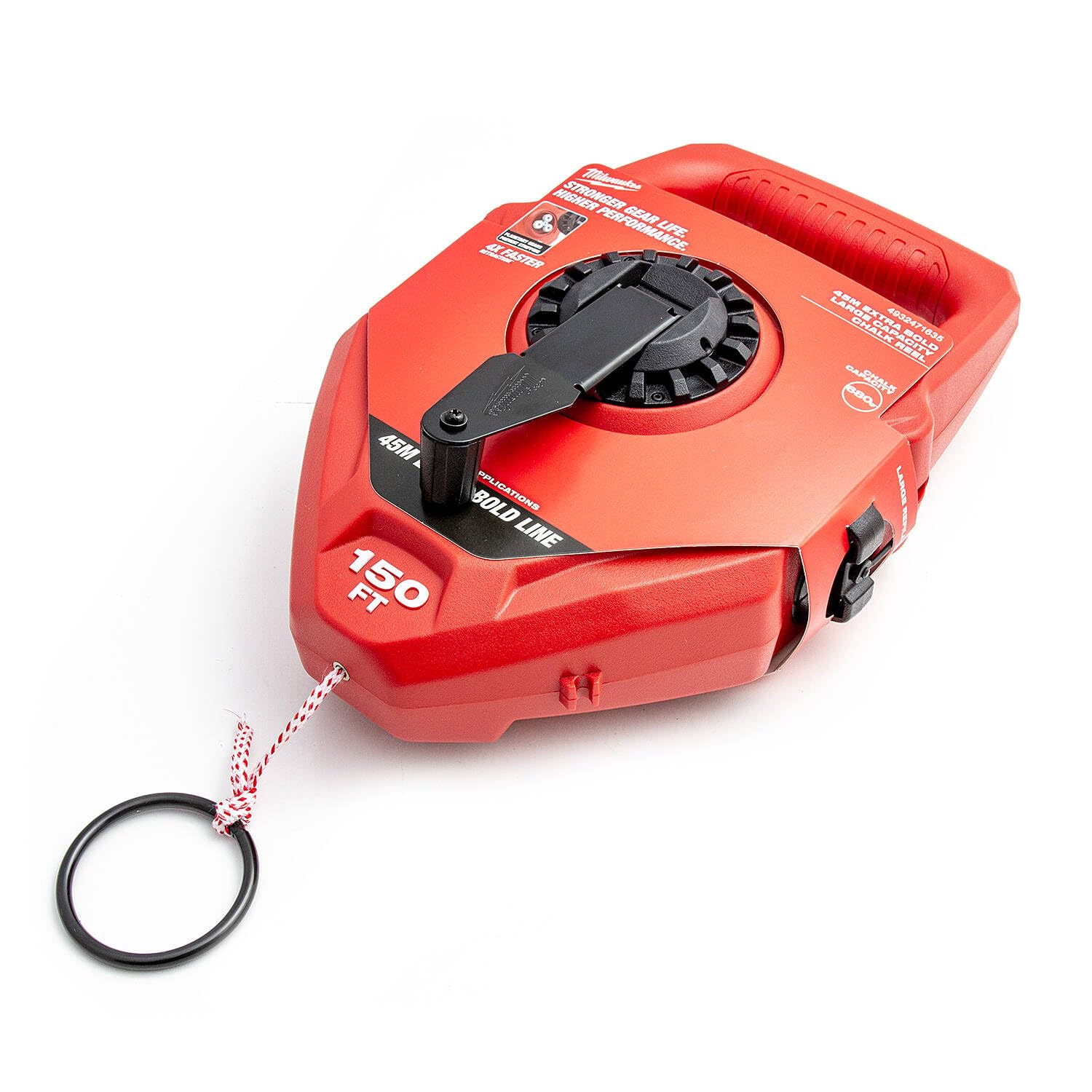 Milwaukee 4932471635 Cuerda de percusión (45 m), Unisex, Rojo, Medium