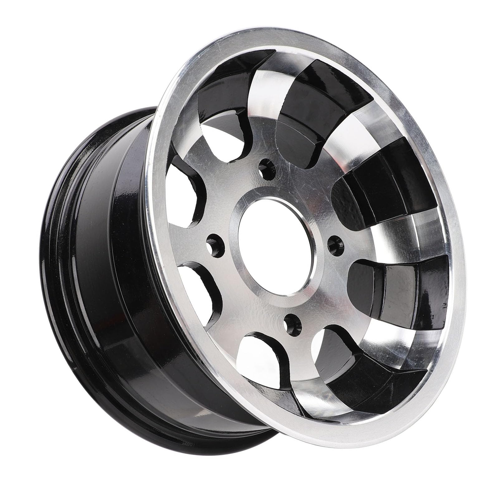 Cerchi da 10 Pollici Ruota in Lega di Alluminio da 10 Pollici per ATV, Go Kart, Carrello da - Design Elegante, Prestazioni Migliorate - Larghezza 145 Mm / 5,7 (Larghezza anteriore 140