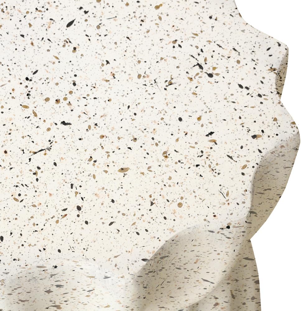 Side Table Pub Bar Round Table Modern Sofa Side End Table Coffee Tray Side Desk for Couch Living Room Bedroom Slate Table