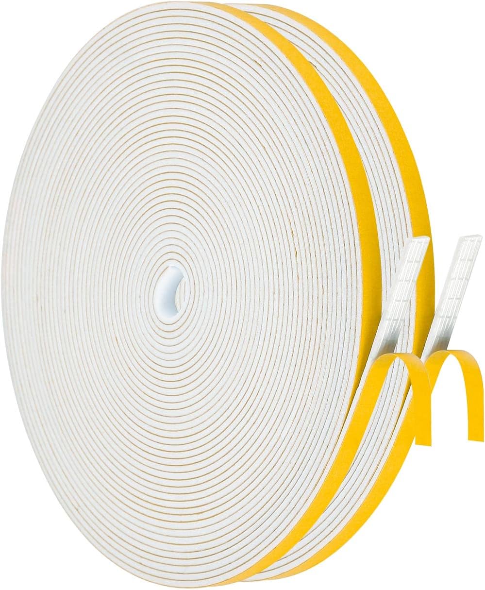DIY Doctor Dichtungsband Selbstklebend - Zugluftstopper Für Türen & Fenster - 5m X 20mm X 8mm