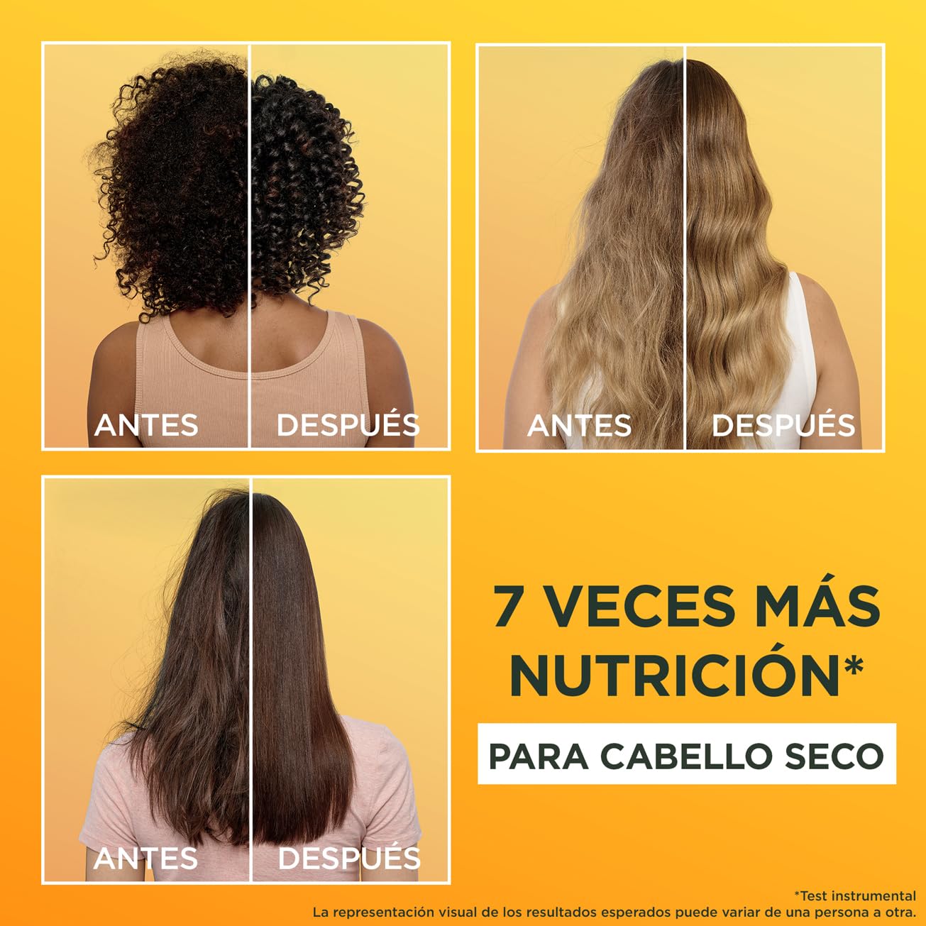 Garnier Fructis Hair Food Banana Pack Champú Acondicionador Mascarilla Cabello Seco