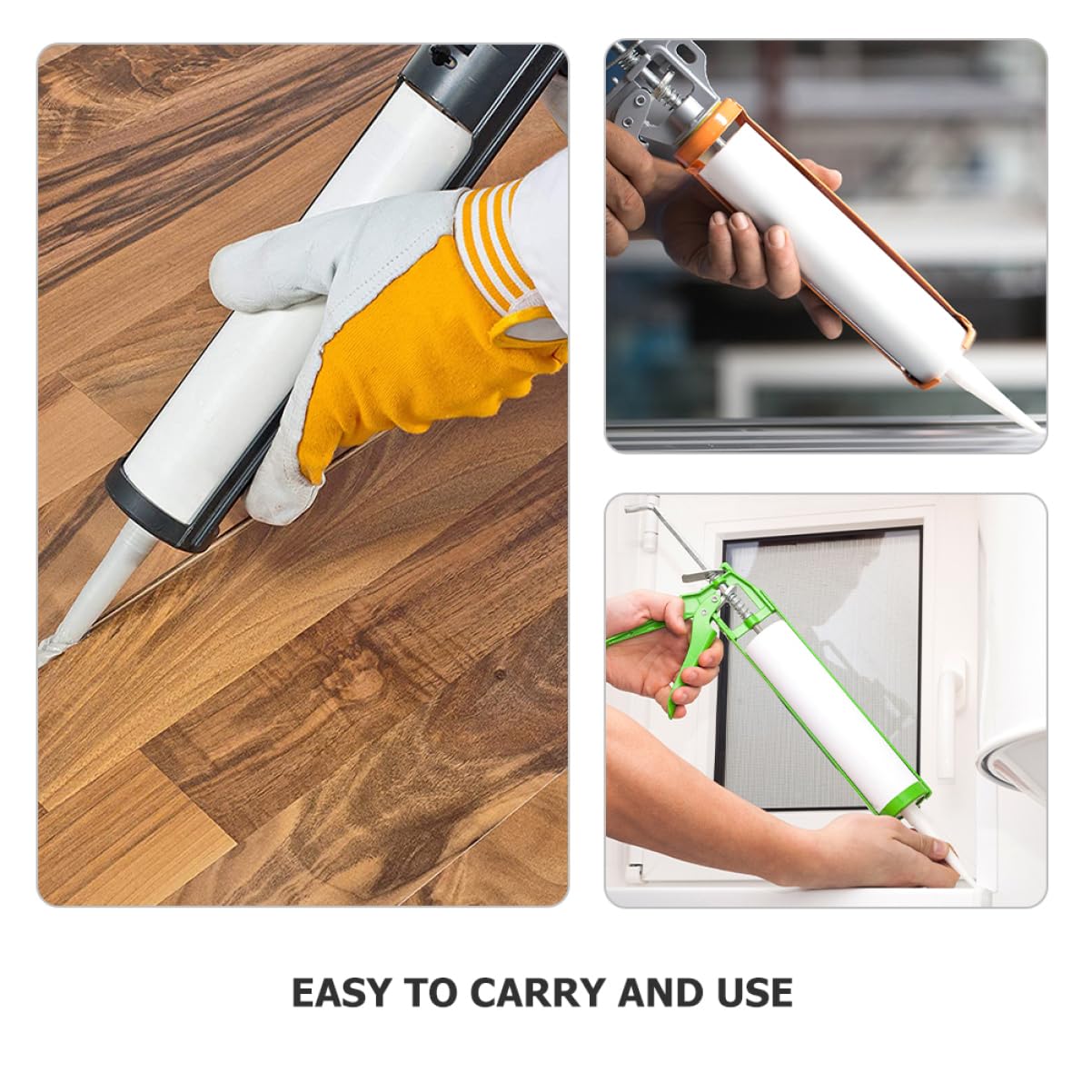 LIFKOME 15 Piezas Tubo de Sellador Vacío Reutilizable de Compatible Reparar Grietas Cocina y Ergonómico Usar