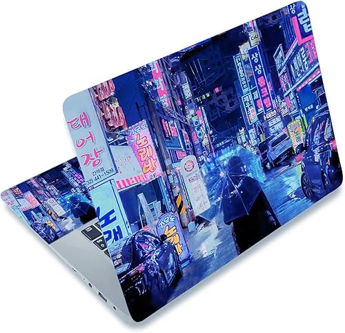 Miniatura 178 de Adhesivo para laptop de 12.1-15.6 pulgadas, calcomanía reutilizable universal de vinilo para laptop, protector de arte impermeable en color panal