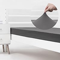 Vista 11 de N&Y HOME - Sábana bajera elástica Negro