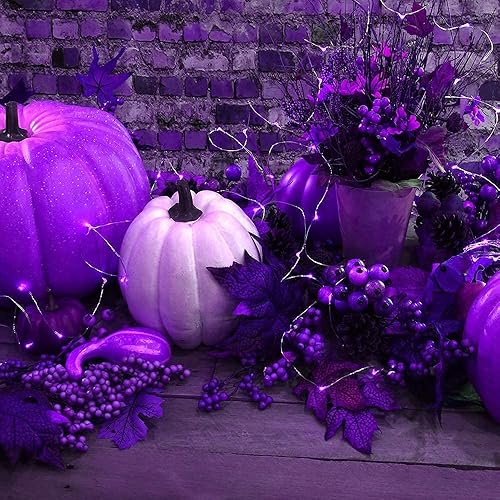 Miniatura 6 de Paquete de 2 tiras de luces solares para exteriores, impermeables, 8 modos de luces parpadeantes de decoración de Navidad, cada una de 33 pies a 100