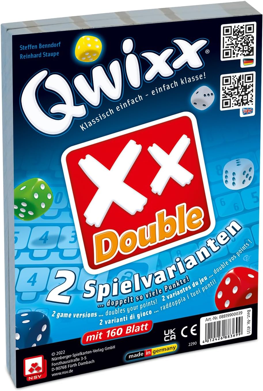 Qwixx - Double - Zusatzblöcke