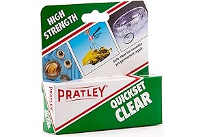 Pratley Epoxy Glue - Clear 2 Part Glass, Plastic, Jewelry, Ceramic, Metal,...