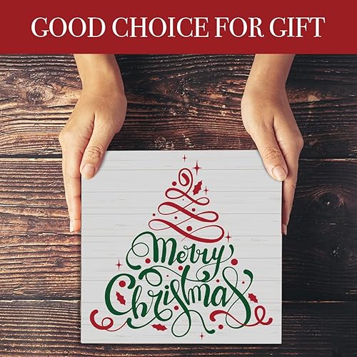 Miniatura 9 de Decoración rústica de Navidad decoración de pared de madera decoración de pared para el hogar decoración de pared de madera placa decorativa para el