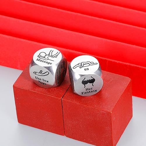 Miniatura 55 de VANLOVEMAC Regalos de despedida de soltera para novia, regalos de dados de noche de cita para pareja, dados de decisión de comida, divertidas ideas