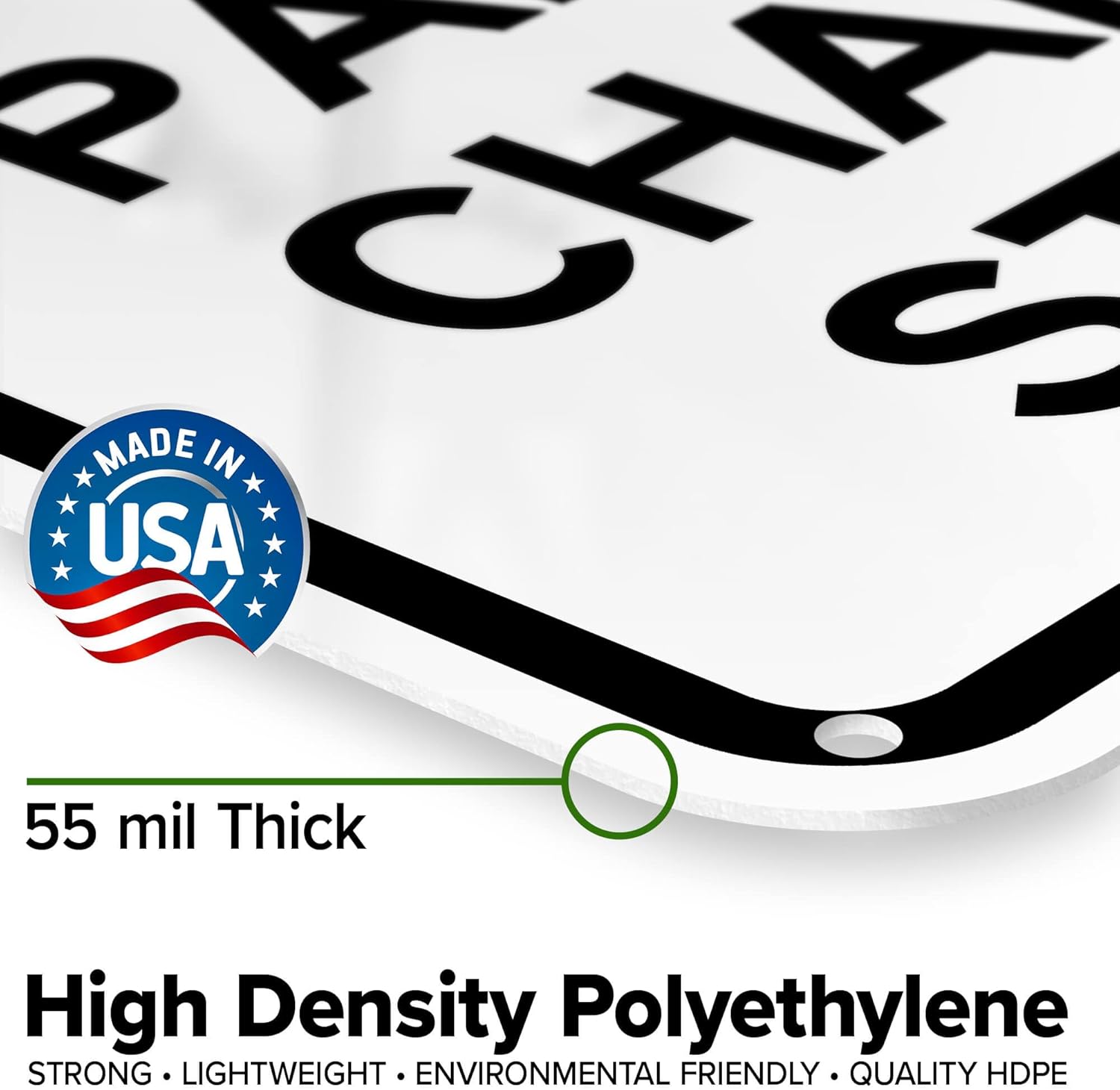 Electric Vehicle Parking Charging Station Sign, 18"x24" Polyethylene, Indoor/Outdoor Use, USA MADE By My Sign Center