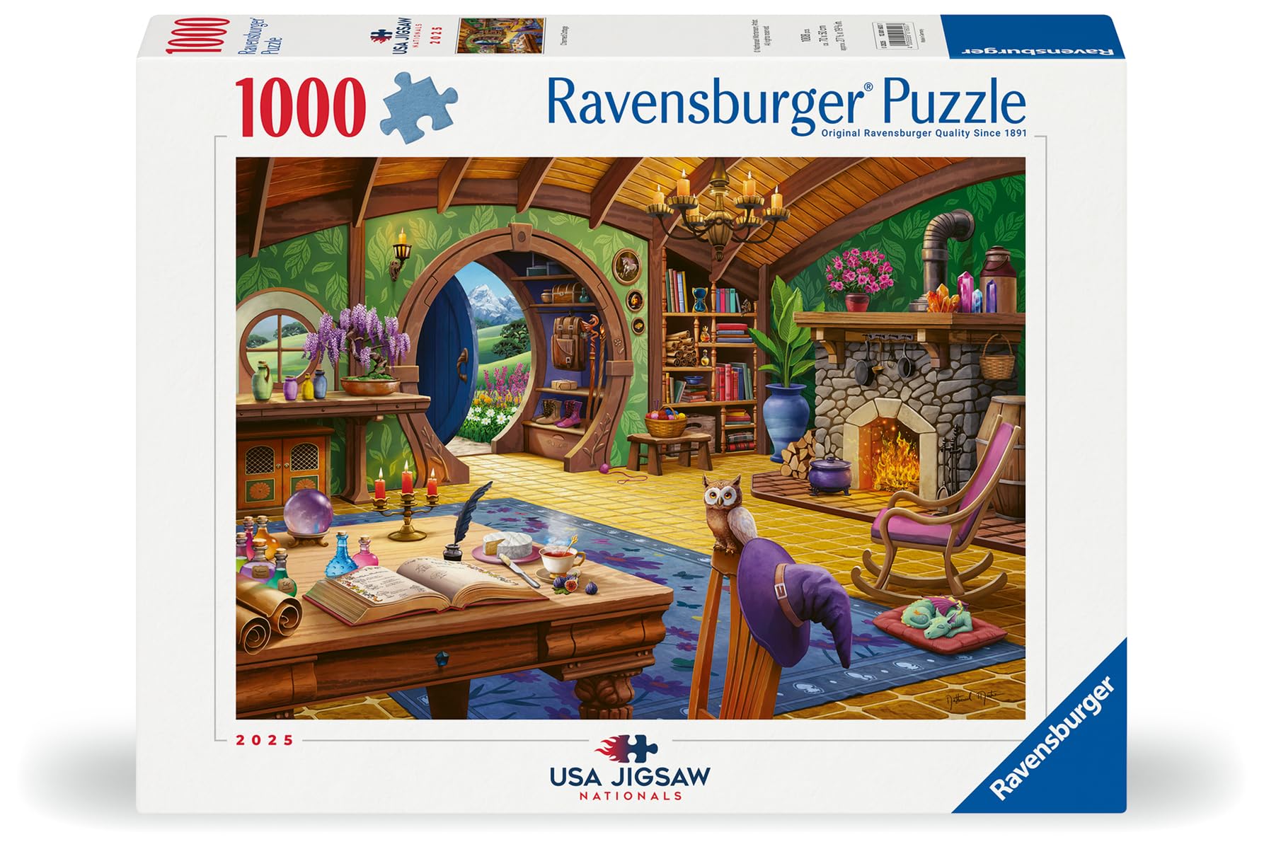 Amazon.com: Ravensburger USA Jigsaw Nationals - Charmed Cottage