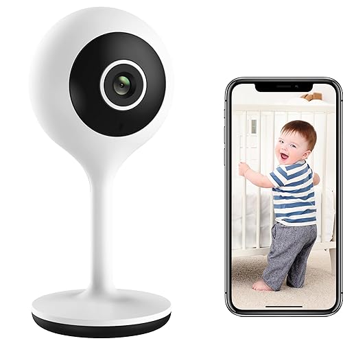 Immagine del prodotto LAXIHUB Telecamera Wi-Fi Interno, Videocamera Sorveglianza, Telecamera di Sicurezza con app, Telecamere da Interno, Audio Bidirezionale, Rilevamento del Movimento e Suono, Visione Notturna