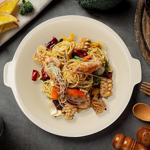 Miniatura 5 de Magnifique - Calentador de alimentos manual redondo de 5 cuartos de galón con 3 ajustes de cocción, olla de cerámica negra y negra de acero