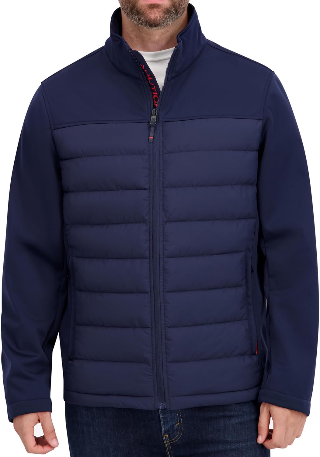 Nautica Men's Lightweight Softshell Jacket – Bonded Fleece Lining, Regular, Big & Tall Sizes