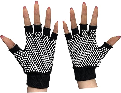 Miniatura 1 de Juego de guantes y calcetines de yoga con agarres, antideslizantes para mujer, yoga, baile, pilates, entrenamientos con dedos de los pies Y-G-YG6
