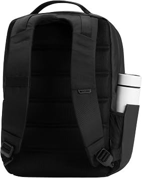Incase Compact City Backpack with 1680D Ballistic Nylon 18L Everyday Travel Tech Backpack and Laptop Bag for Work or School Three Pockets, 16 Padded Laptop Sleeve, Quick Access Pocket - Black