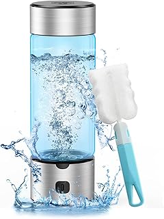 Rechargeable 460ml Hydrogen Water Bottle — High-Concentration in 3 Minutes, One-Button Self-Clean