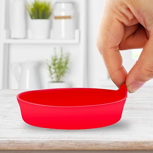 Miniatura 7 de Portavasos universal para automóvil, soporte antideslizante para interiores de automóviles, engranaje rojo puro, paquete de 4