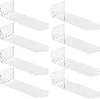 IEEK Floating Shoe Display 8 Pack,Levitating Acrylic Shoe Shelf for Wall...