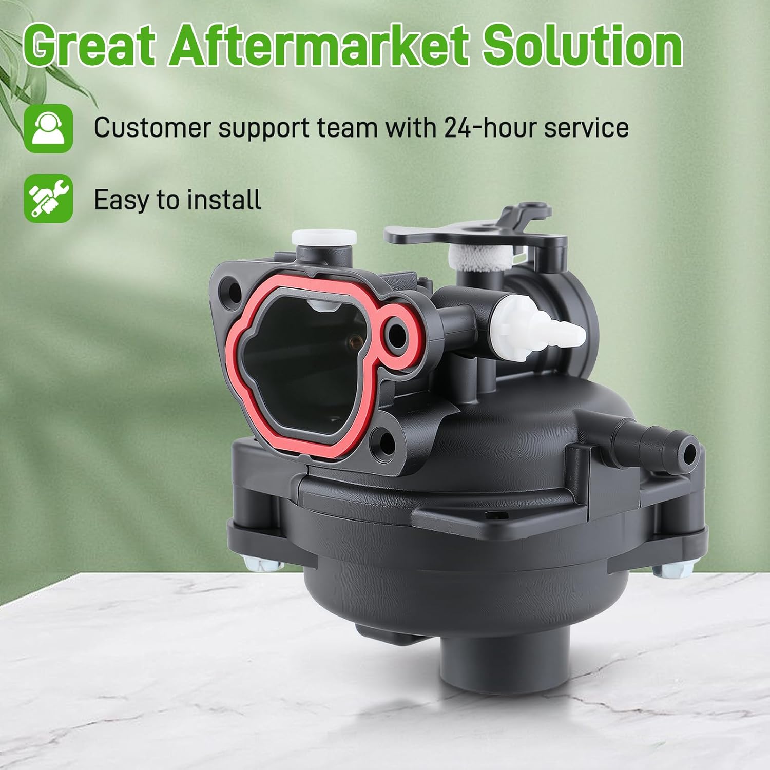 799583 Carburetor Parts for 300E 450E 500E 550E Series 08P502 09P602 125cc 140cc Lawnmower Engines Replace# 595656 590556 591979 593261, with 799579 Air Filter 595660 Cover