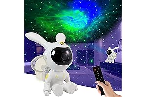 Astronaut Galaxy Star Projector with Moon and Remote