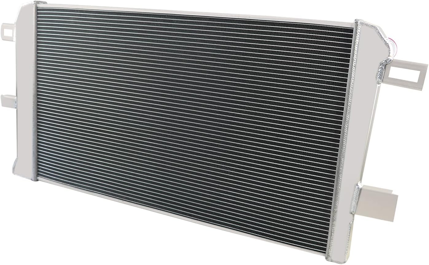 ECMRAD Radiator for Chevy Silverado 2500/ GMC Sierra 2500 6.6L V8 Duramax LB7 LLY 2001-2005 2-Row Aluminum Radiators Engine Cooling 03 04 05