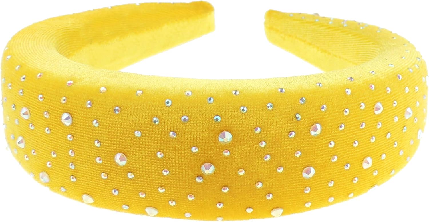 Glamour Girlz Ladies Sparkly Crystal Diamante Evening Party Velvet Wide