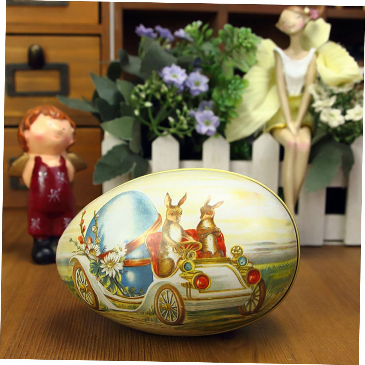 2 Set Scatola Di Per Uova Di Pasqua Caramella Giocattoli Scatolino Portaconfetti Easter Candy Box Cioccolato Rifornimenti Di Festival Accessorio Festivo Metallo 4 Pezzi * 2
