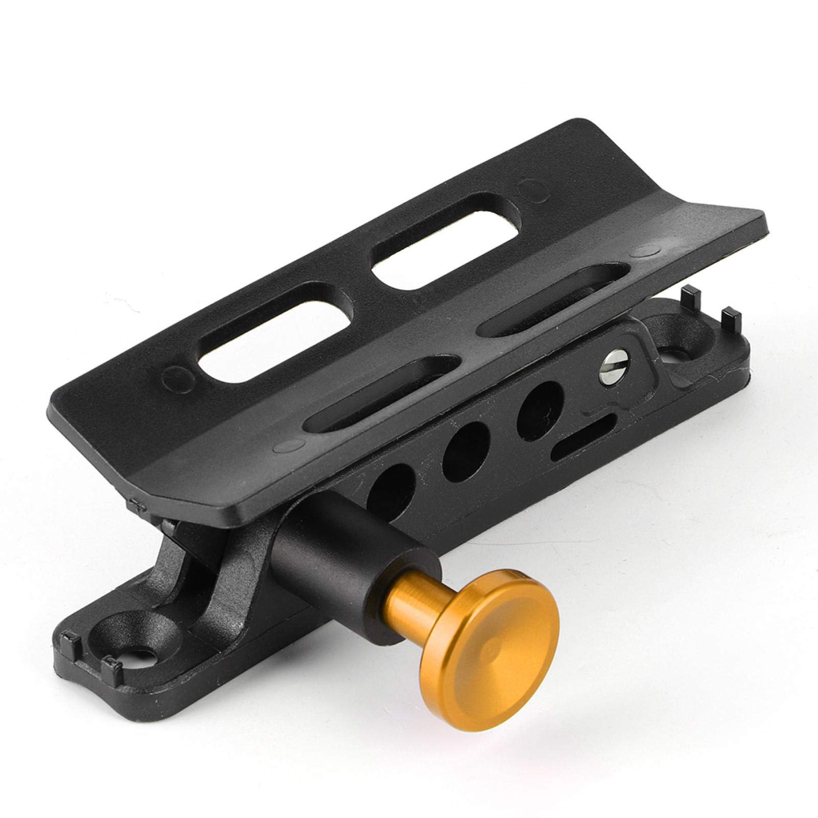Supporto per estintore per veicolo Supporto universale regolabile per roll bar Portabottiglie per estintore Supporto per estintore a sgancio rapido(D'oro)
