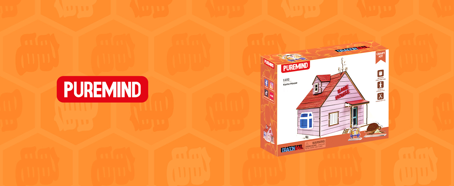 Amazon.com: PUREMIND Dragon Ball Kame House Wooden Puzzle Kit