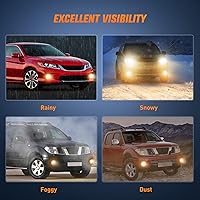 Vista 68 de Nilight Conjunto de luces antiniebla compatible con Ford Focus SVT 2002 2003 2004 2005 2006 Ford Focus SVT 2005-2007 Ford Escape 2003-2004 Ford