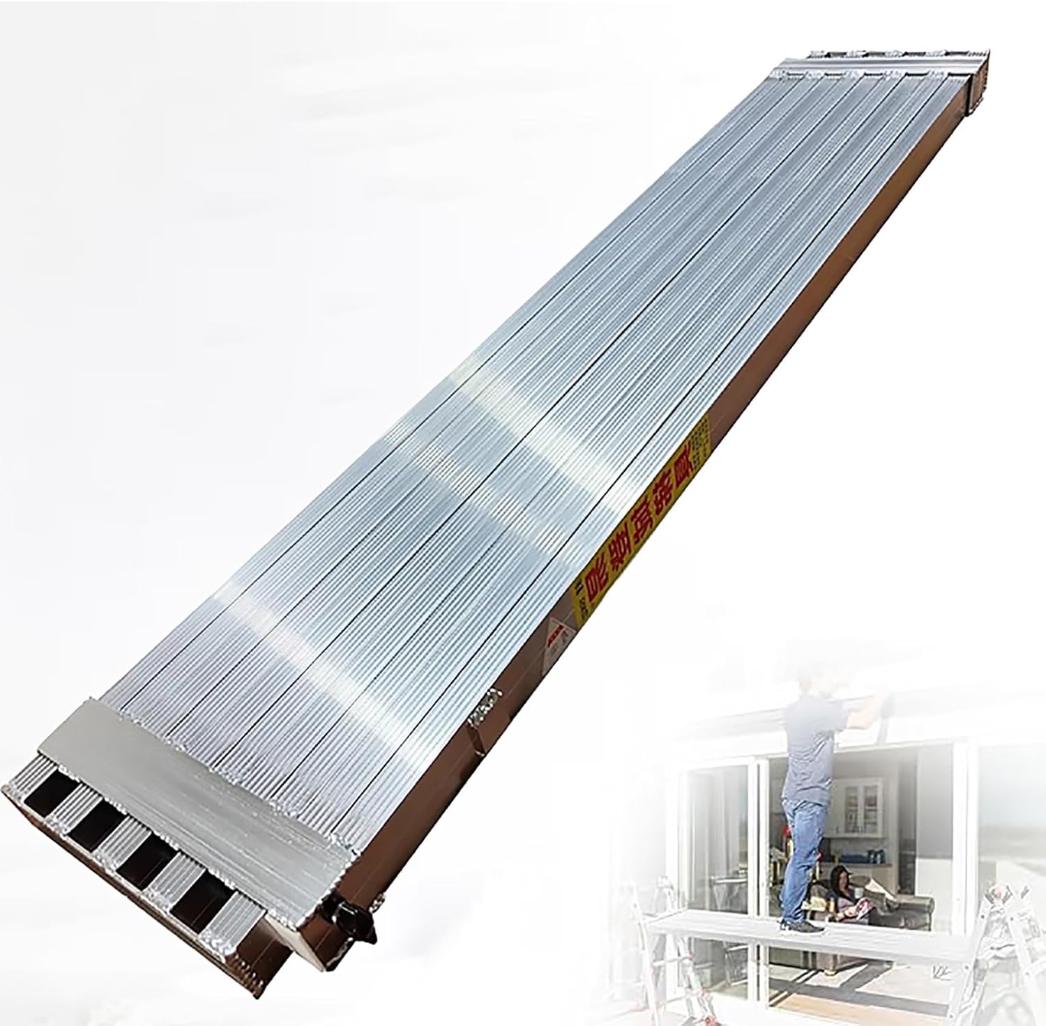 Scaffolding Platform, Aluminum Telescoping Work Board, 330lbs Capacity ...