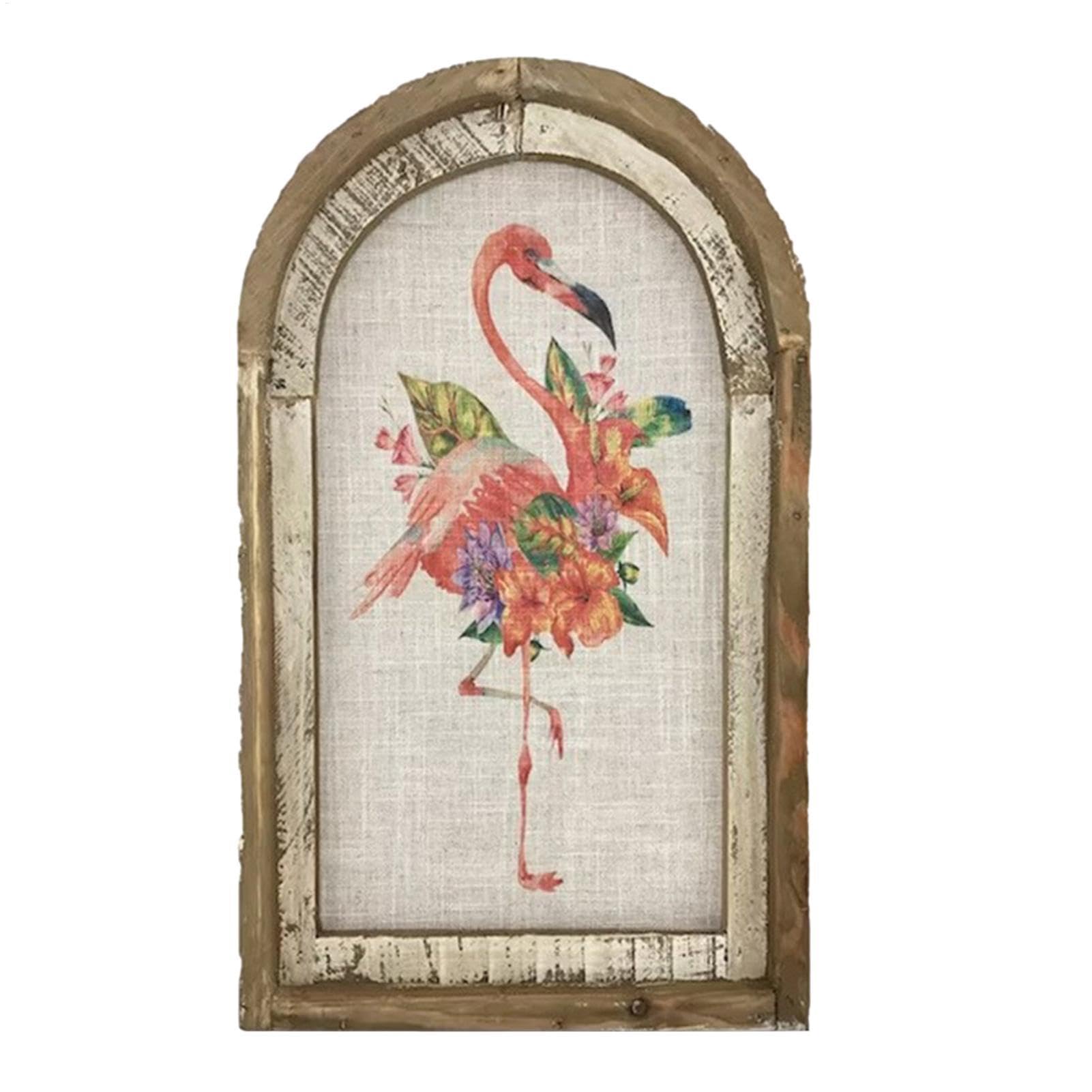 Oiseau rose pour décoration murale colorée de studio - 8