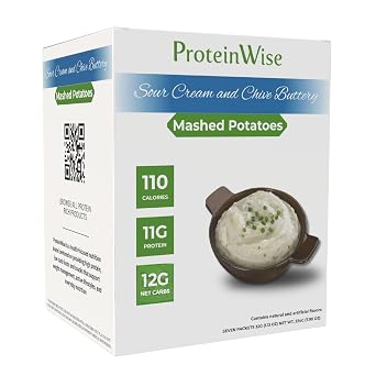 ProteinWise - High Protein Sour Cream and Chives Mashed Potatoes - 7/Box