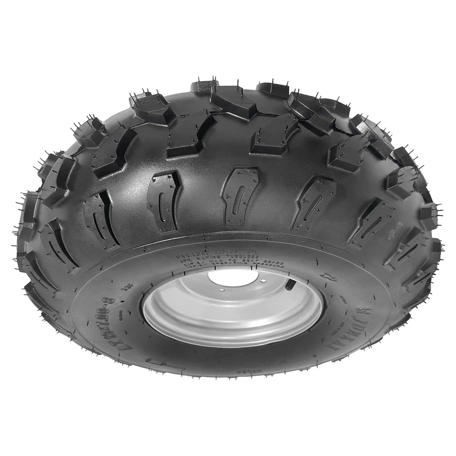 8 Inch Rim 4 Hole Bolt Pattern 19x7-8 ATV Tire & Wheel Set (2) – 8-Inch ...