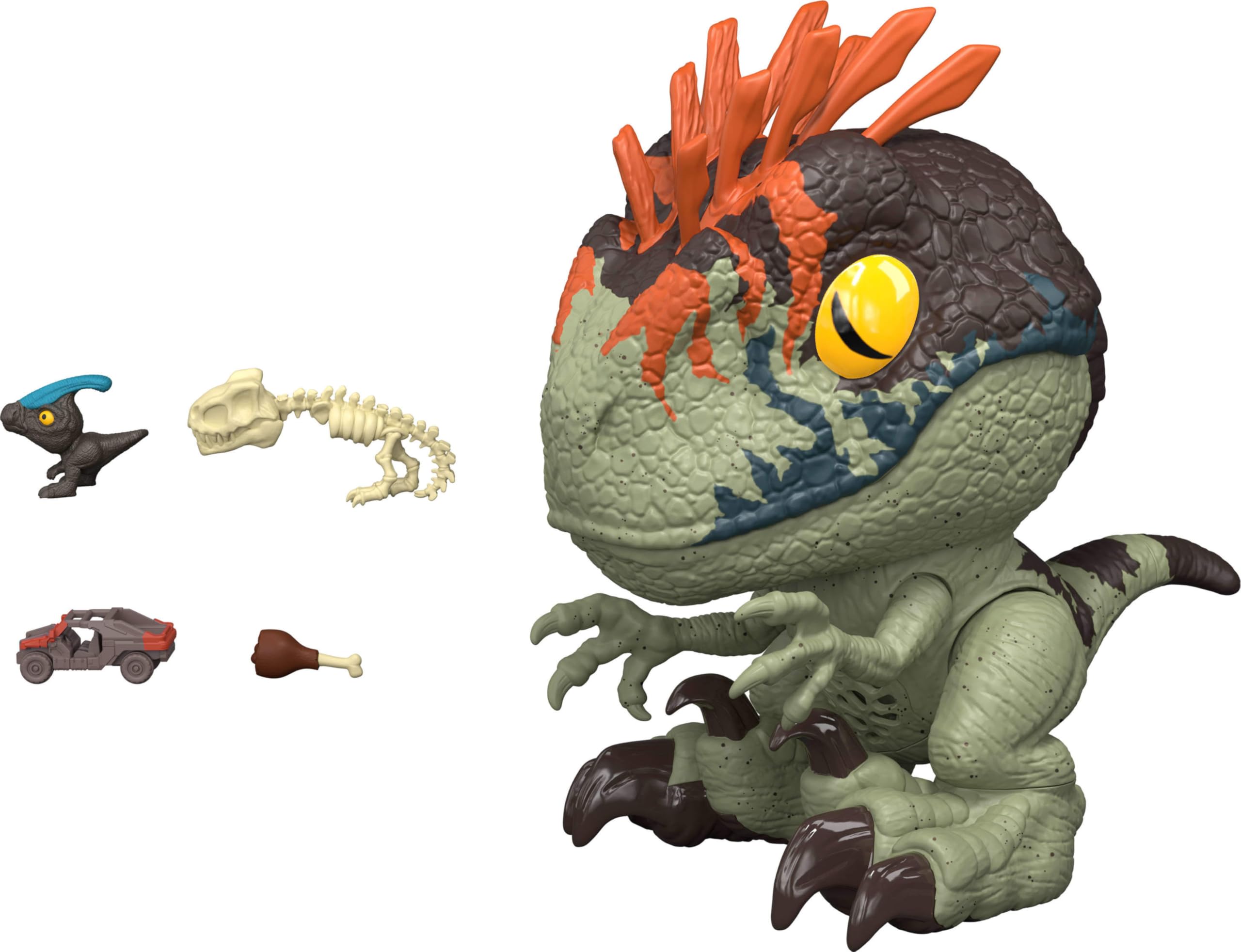Mattel Jurassic World Rebirth Figurka Welociraptora Fierce Feeder