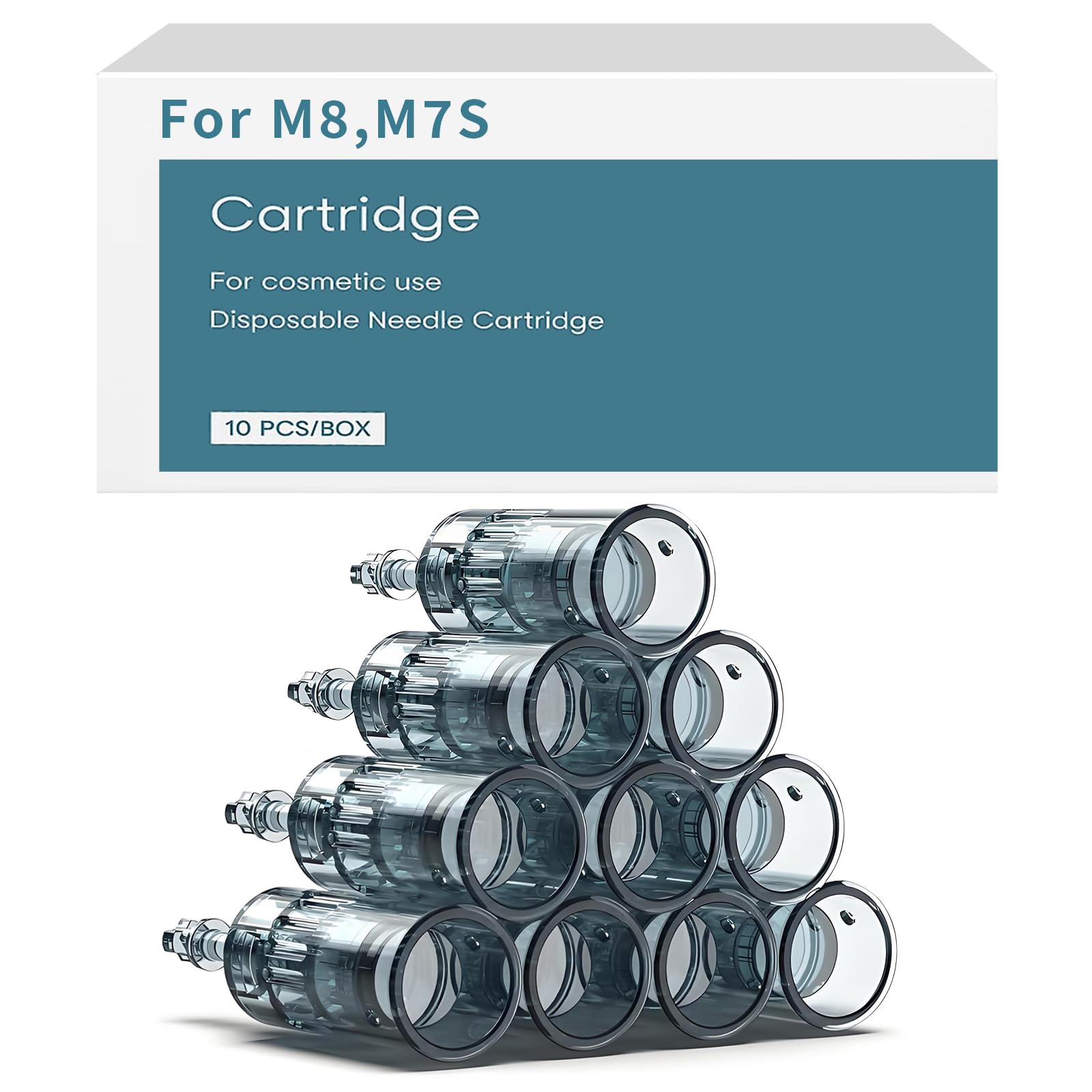 Microneedling Pen Cartridges for M8,M7S, Easy-to-Use for Home Use, 10PCS 16P Original Needle Replaceable Refills1