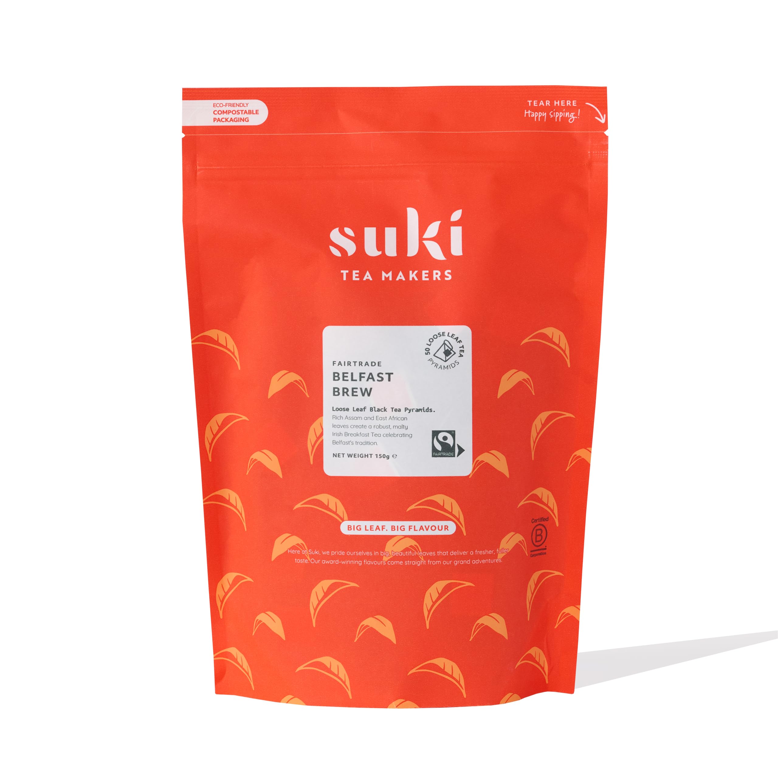 Suki Tea Belfast Brew - Pack of 50 Pyramid Tea Bags