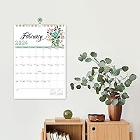 Vista 2 de Calendario de pared 2024, calendario mensual 2024, de enero de 2024 a diciembre de 2024, 12 x 17 pulgadas, calendario vertical mensual 2024