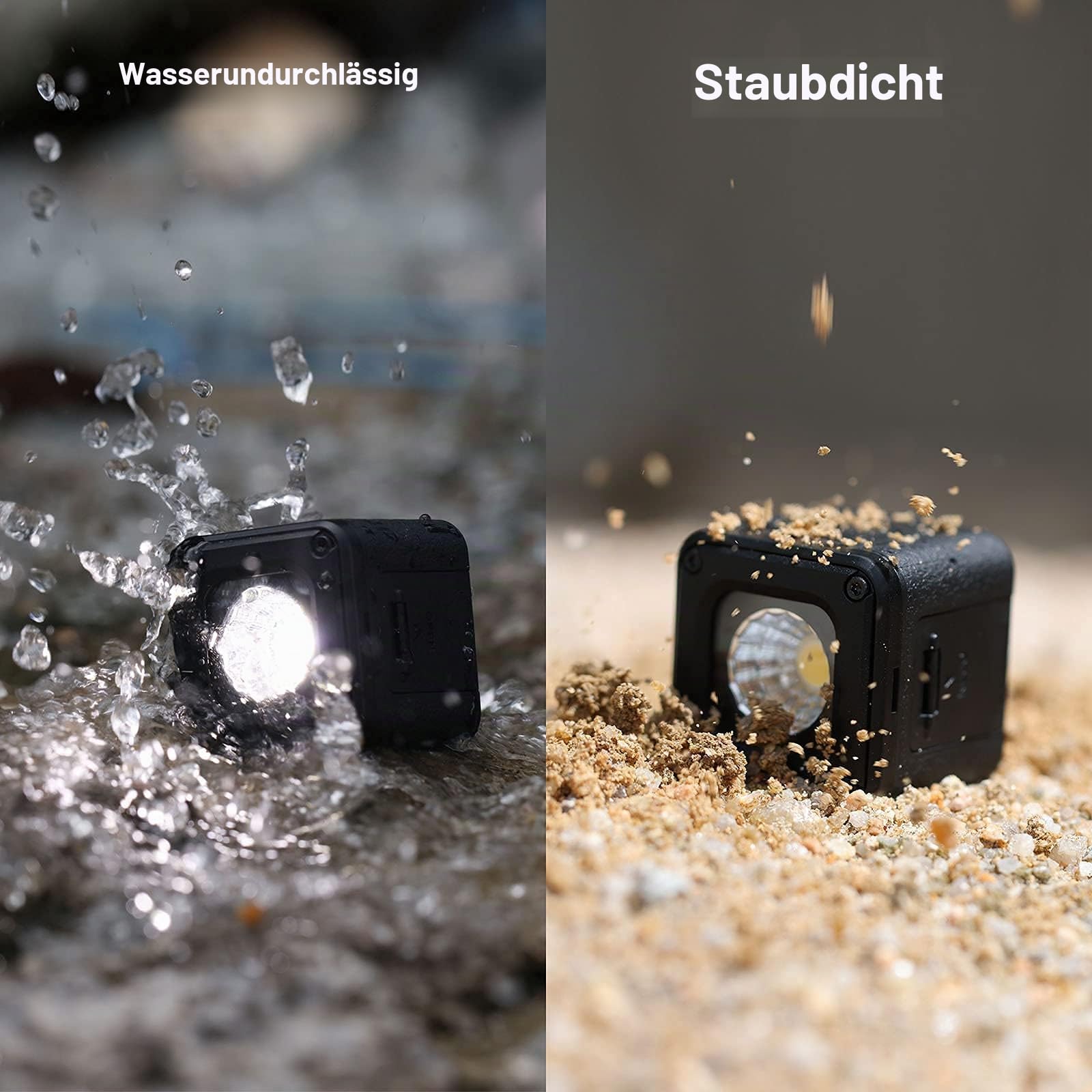 SMALLRIG RM01 LED Videolicht Kit (3 Pack), Videoleuchte Kit Mini Cube mit 8 Farbfiltern, Video Light Kit 5600K CRI95 für Makrofotografie, Entwickelt für Liebhaber von Garage Kits (GK) - 3469