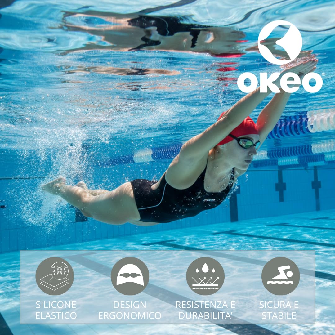 Okeo Bonnet Silicone uni Bleu Ciel