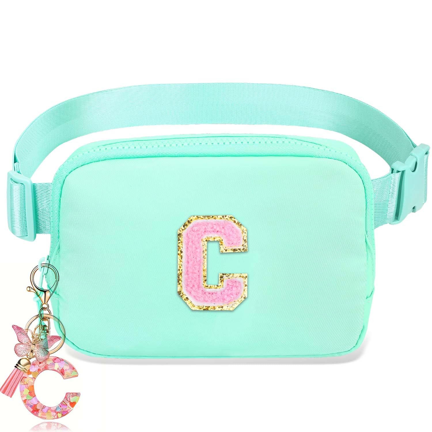 Belt Crossbody Bag for Girls Women - girls fanny pack ages 8-12 Teen Birthday Gifts Small Waist Packs Trendy Kids Fanny Pack Mint Green C