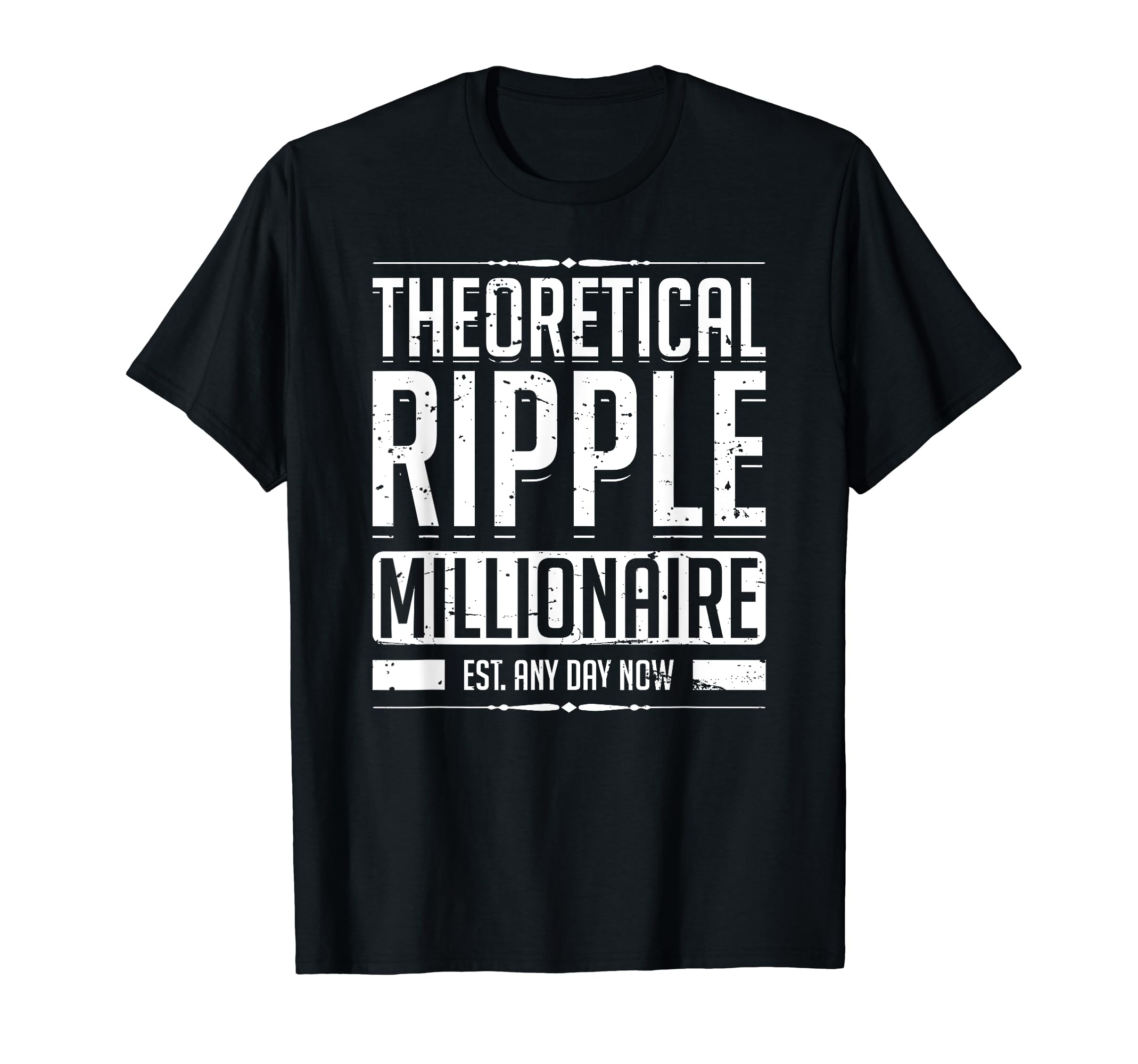 Theoretical Ripple Millionaire Digital Currency XRP T-Shirt