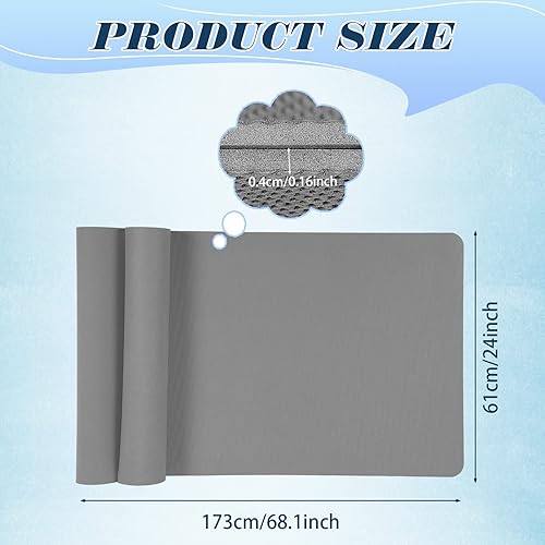 Miniatura 2 de Paquete de 10 tapetes de yoga a granel, 2.677 x 0.945 x 0.157 in de grosor, tapetes de yoga para niños y adultos, paquete de tapetes de ejercicio