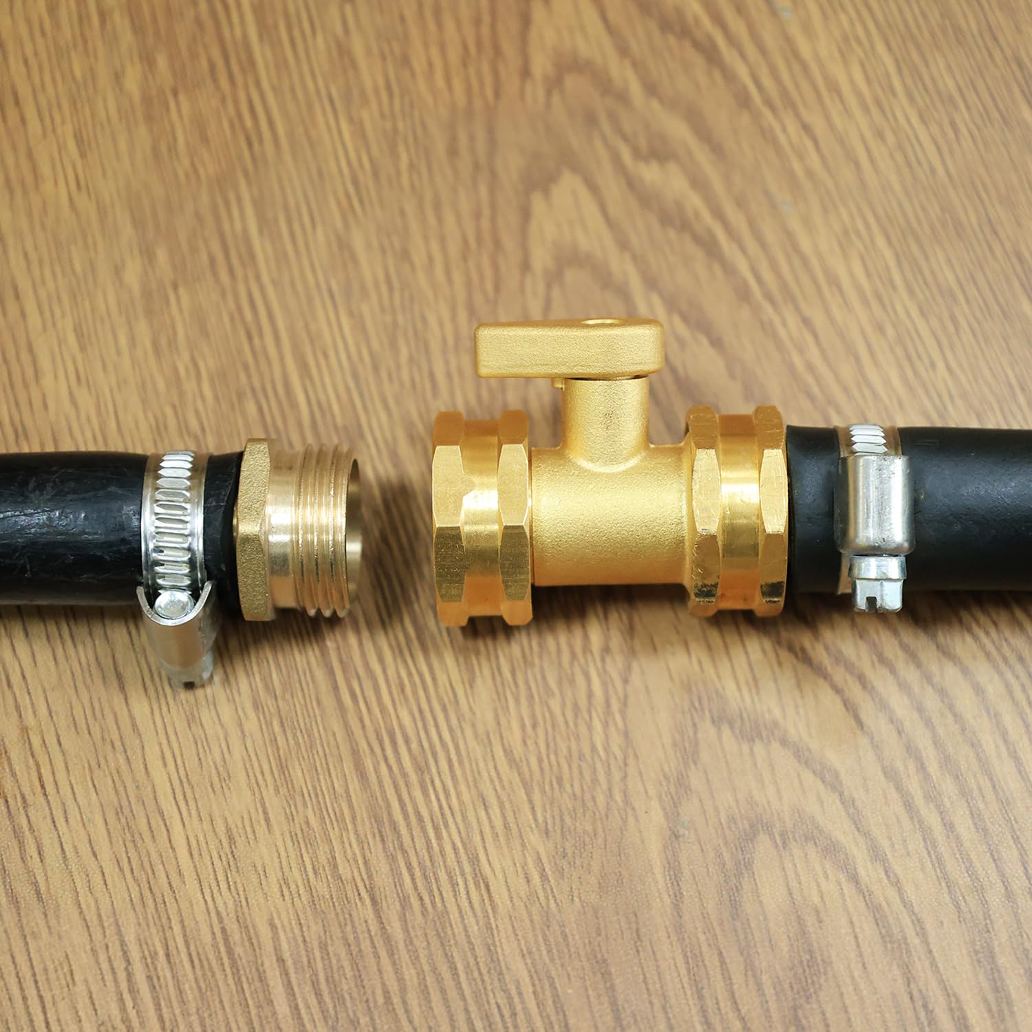 Messing Gartenschlauch Kugelhahn 3/4" GHT Auf NPT – Mit Langem Griff, 1/4 Umdrehung, Für Bewässerung & Wasseranschluss