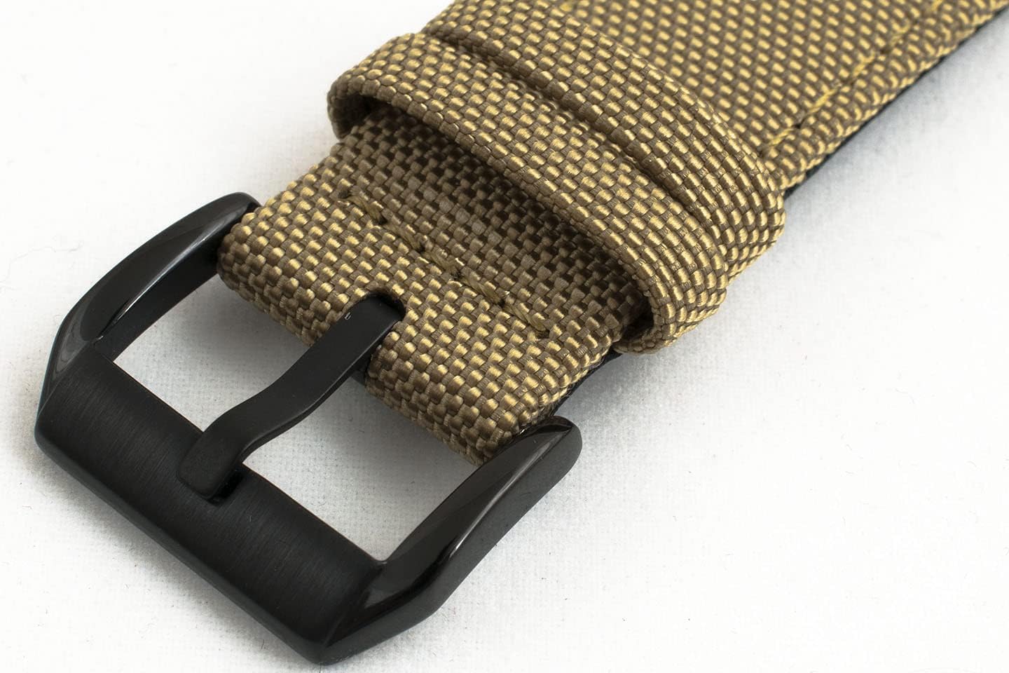 StrapHabit Quick Release Watch Band Replacement Sailcloth Watch Strap - Two Lengths - Nylon Leather Watch Strap - 19mm 20mm 21mm 22mm - Image 8