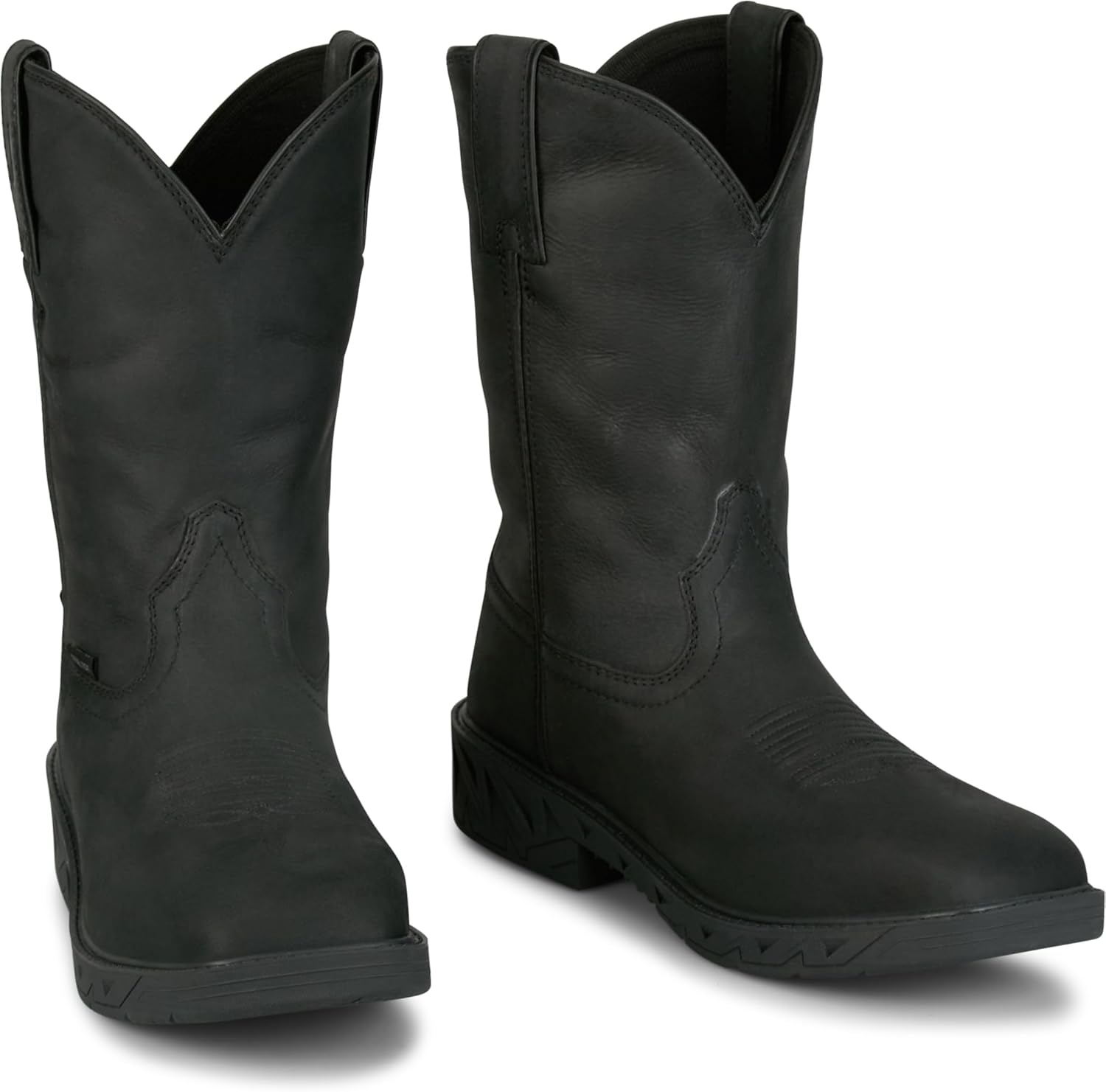 Justin Drifter 11" Waterproof Steel Toe Boots for Men - Prodigy Collection - Premium Leather, Western Style, Comfortable Fit
