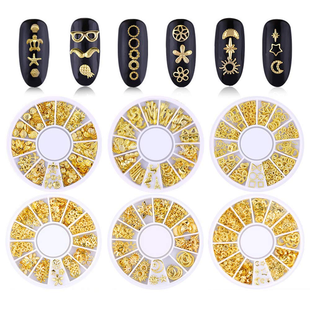 Amazon | Kingsie ネイル スタッズ メタルパーツ ネイルパーツ